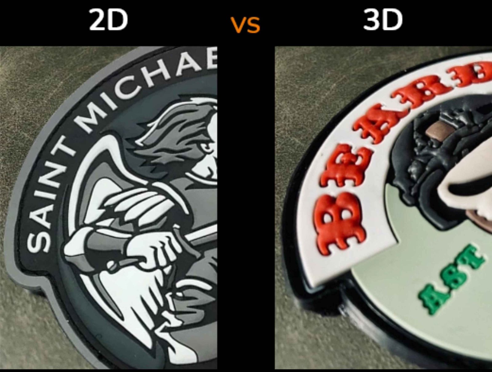 Difference in 2D and 3D patches