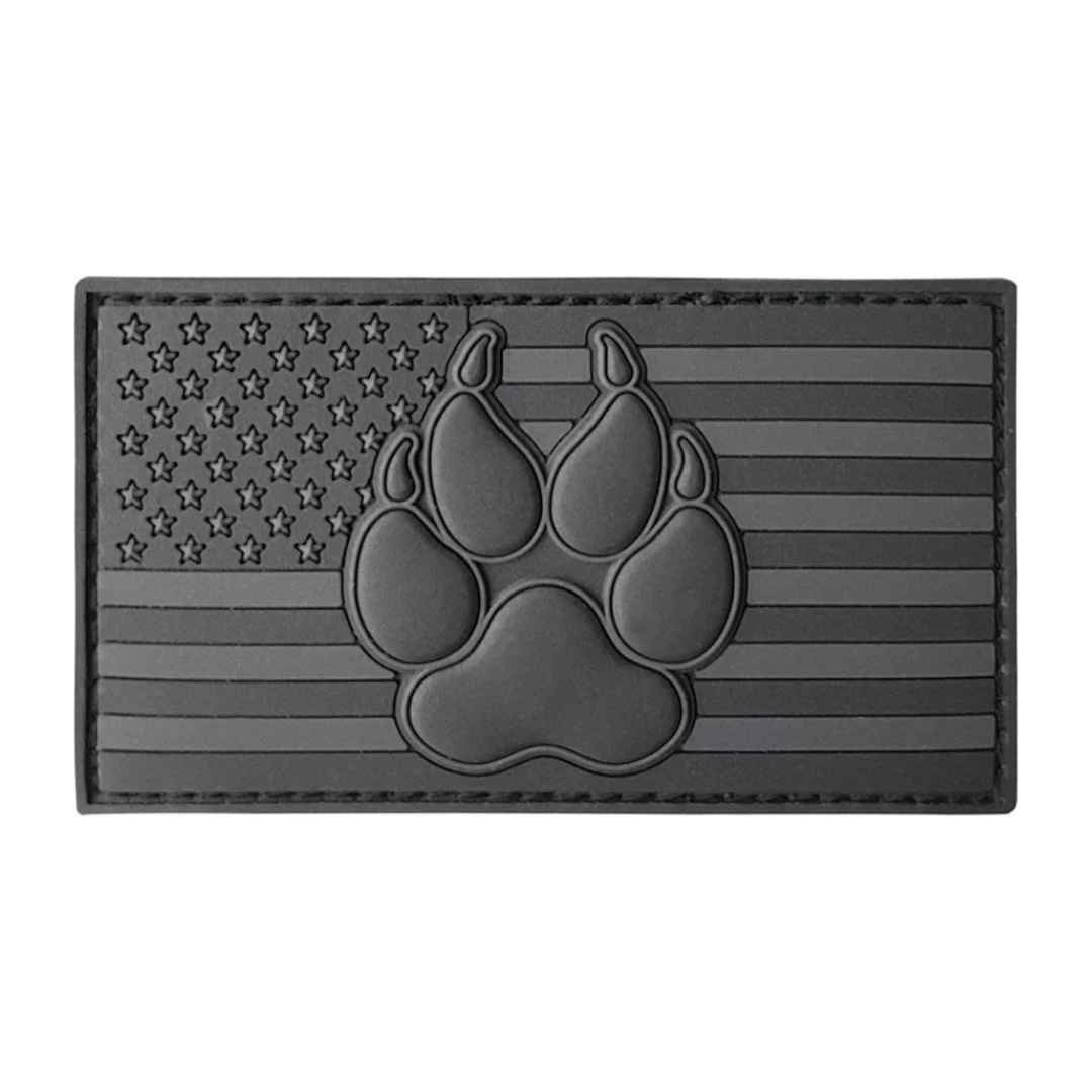 American k9 paw Pvc patch