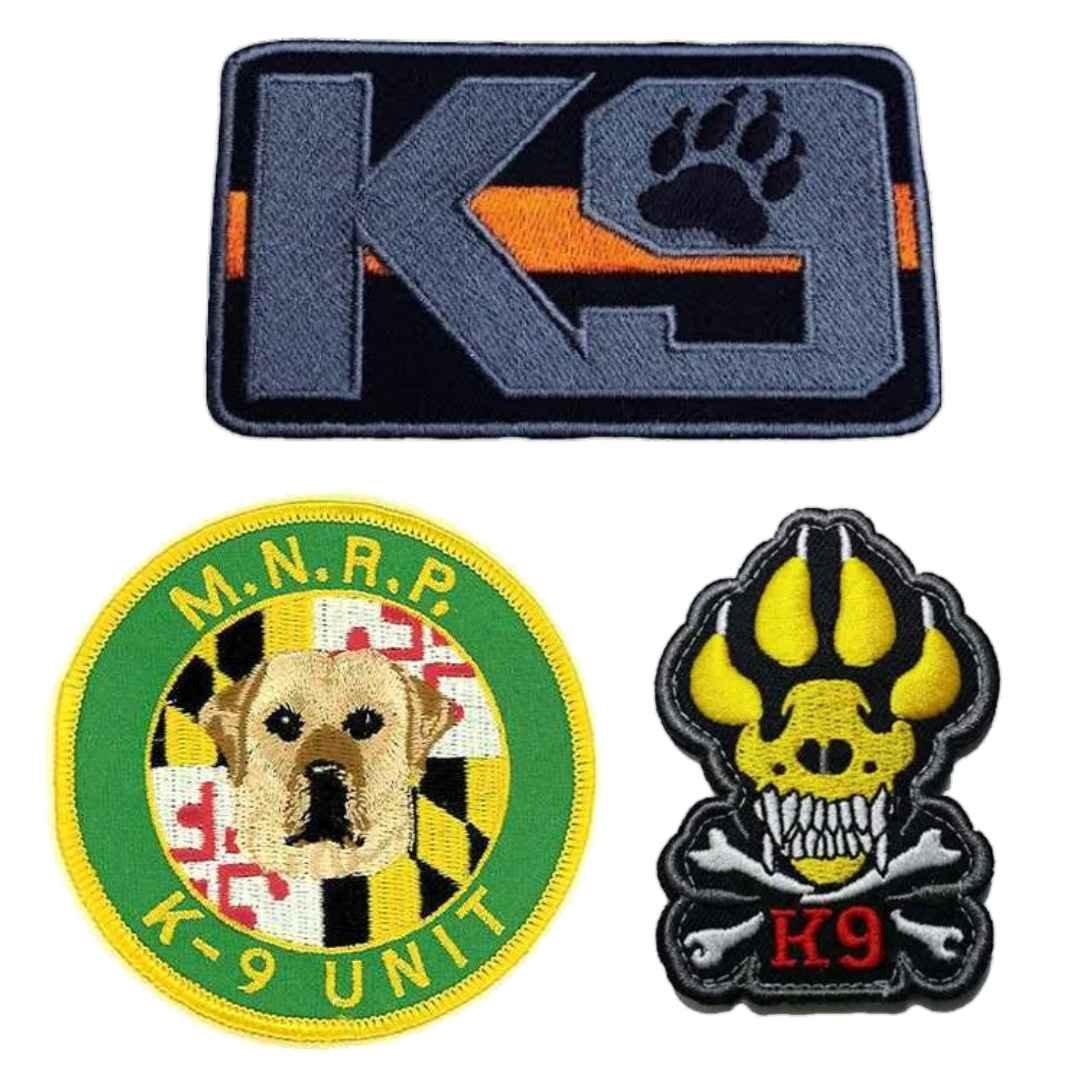 Custom embroidery K9 patches