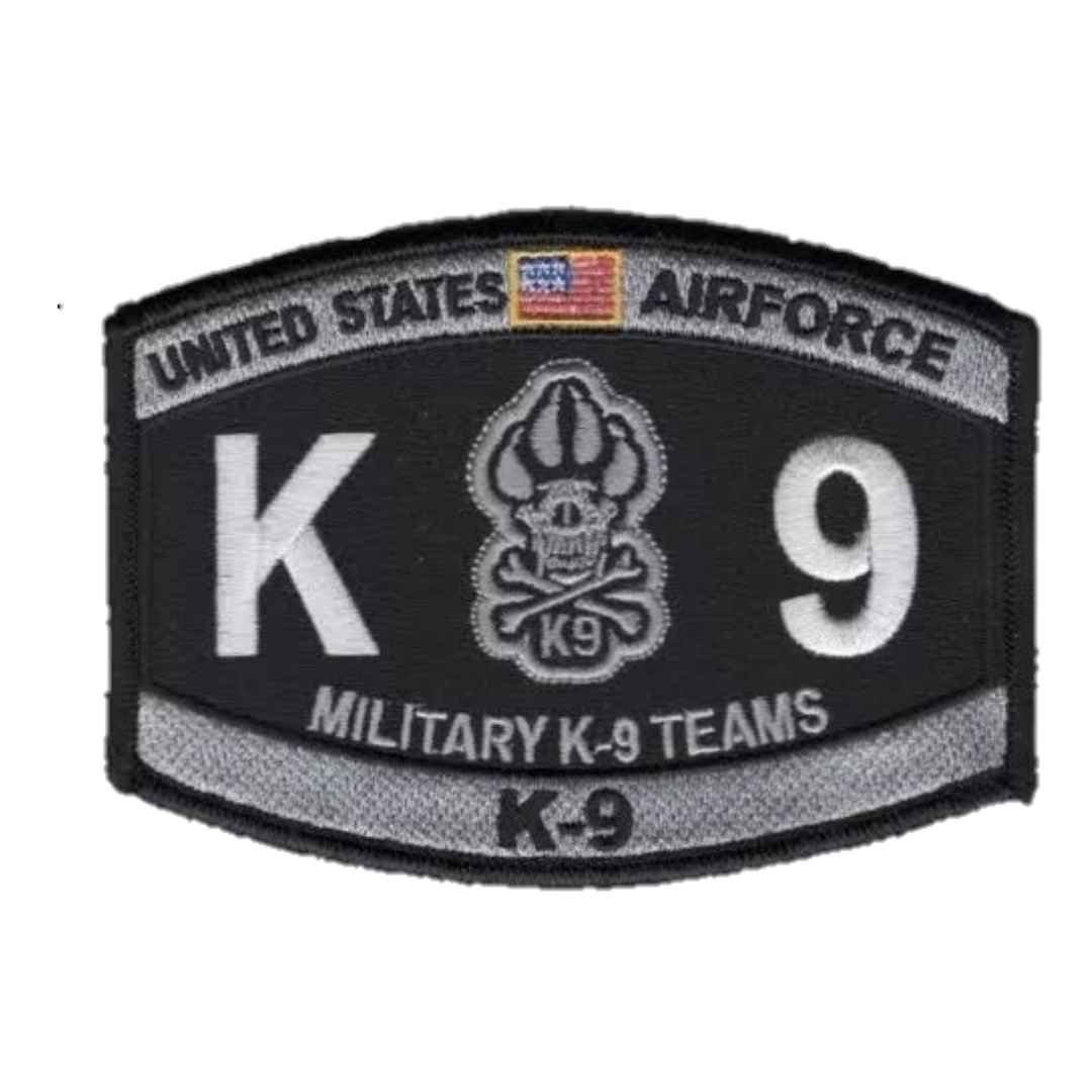 Military K9 Air force patch