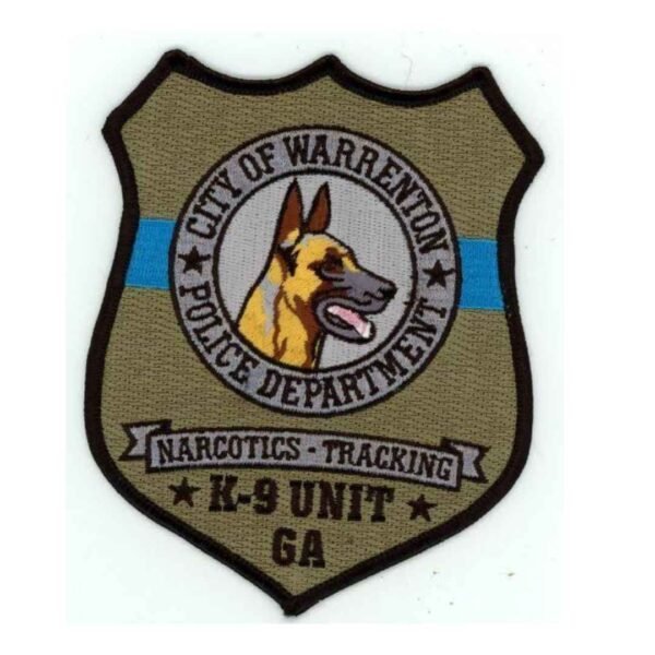 K9 unit ga woven patch