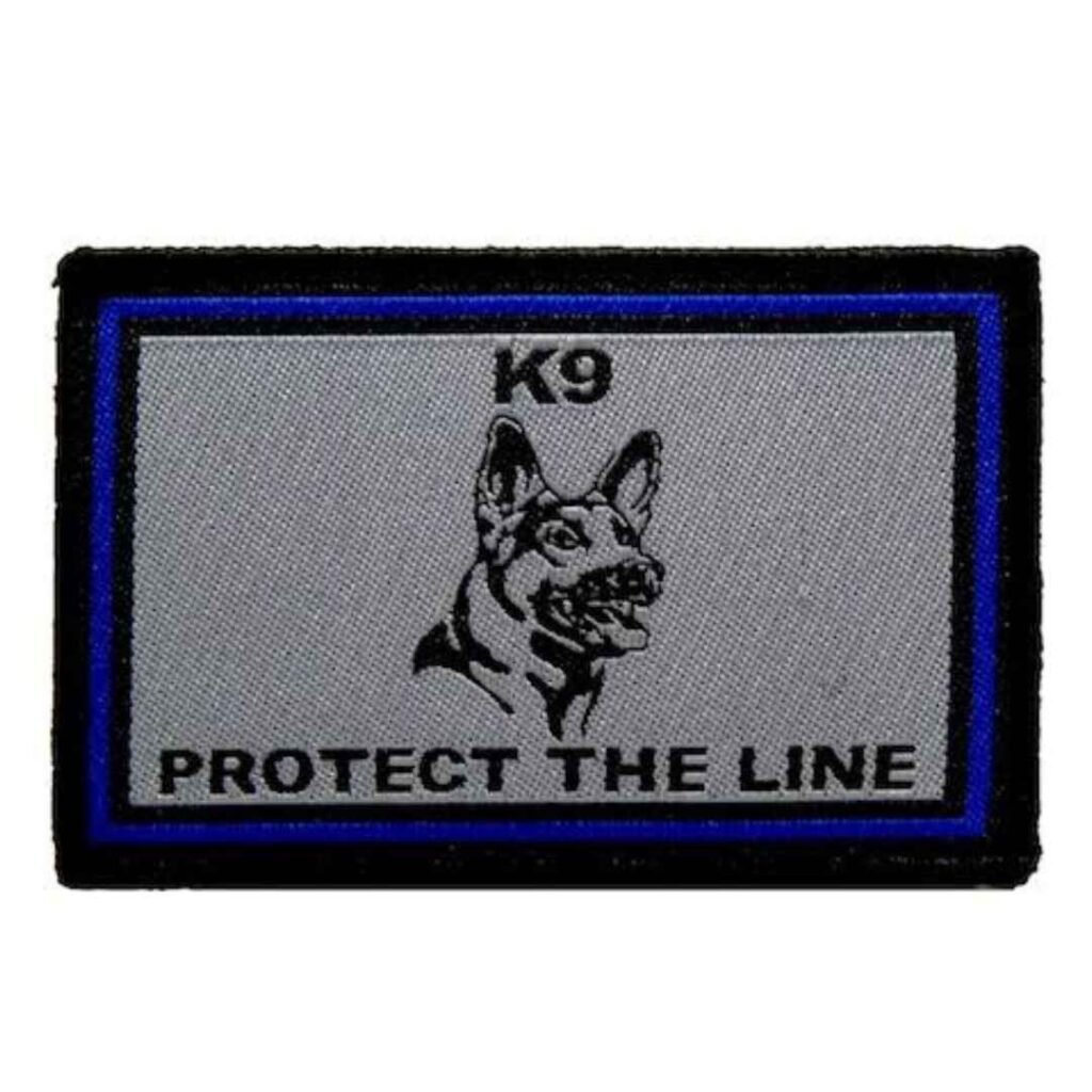 Protect the line K9 Woven patch