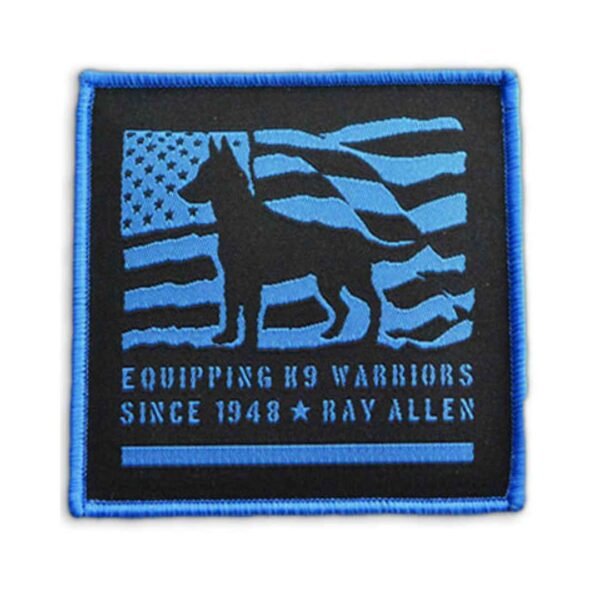 K9 woven patch with Velcro